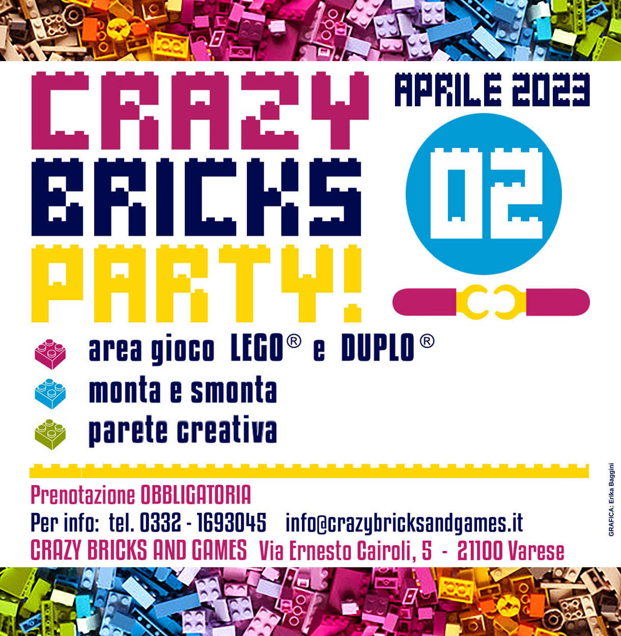 CRAZY BRICKS PARTY 02 Aprile 2023 Ore 15 1 Partecipante Crazy crazy-bricks-party-02-aprile-2023-ore-15-1-partecipante-crazy